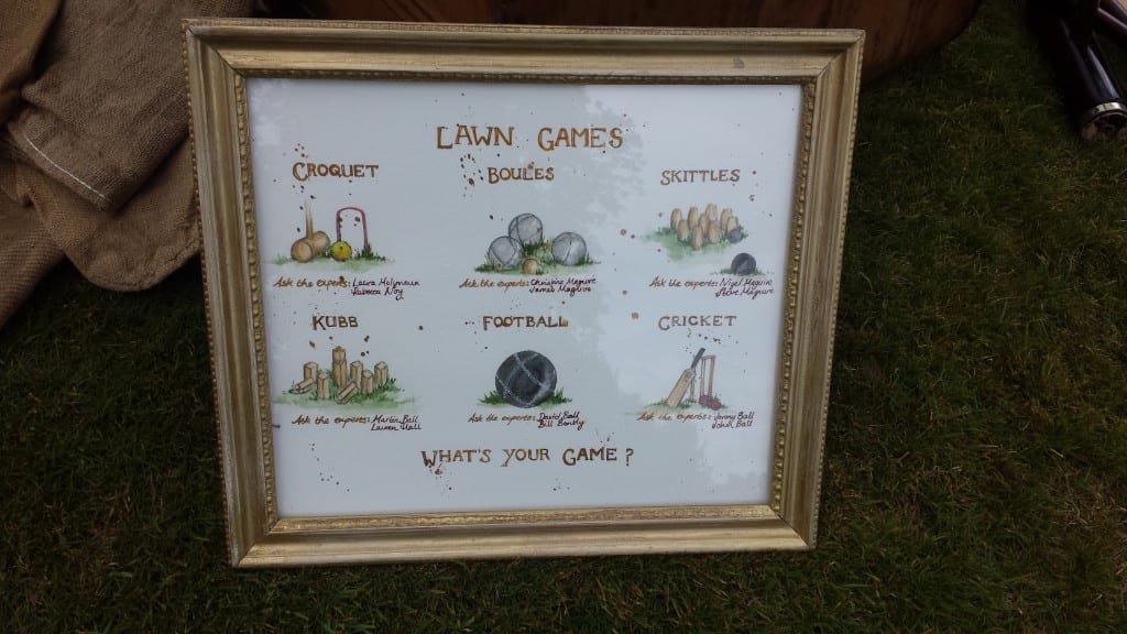 yurt wedding games
