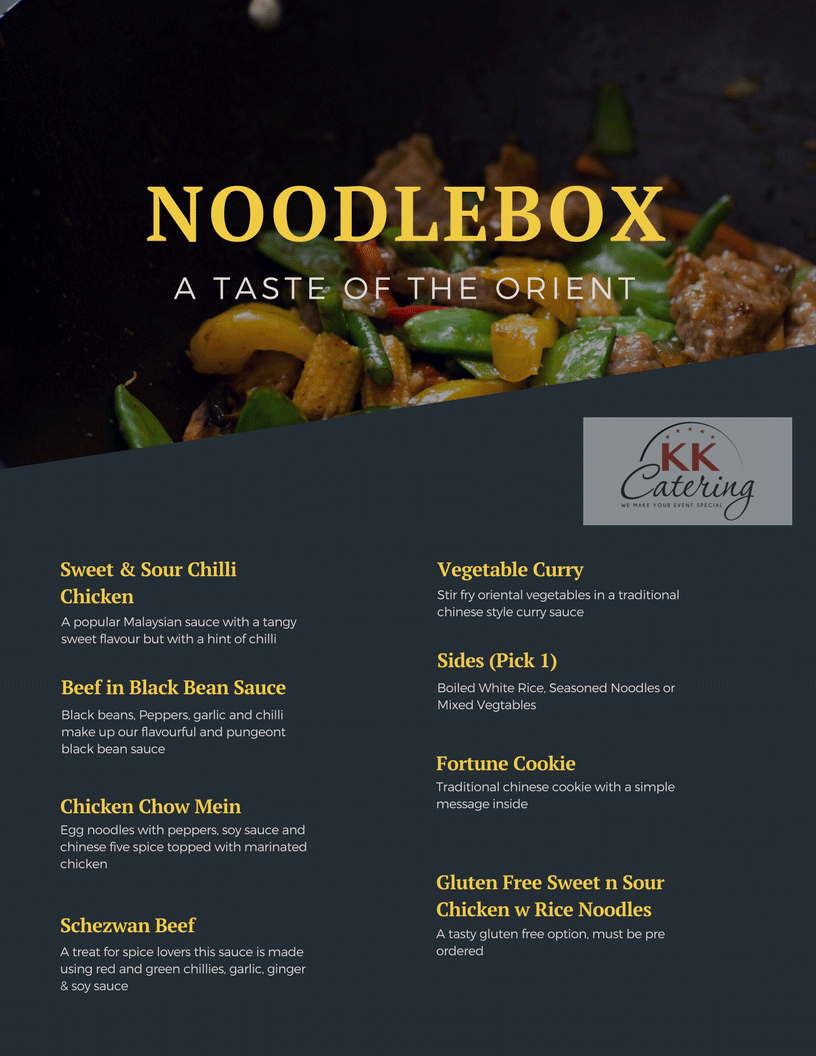 Chinese Noodle Van Catering for your event Get a quote KK Catering