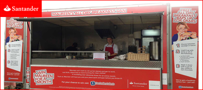 santander-promo-catering-free-breakfast-unit