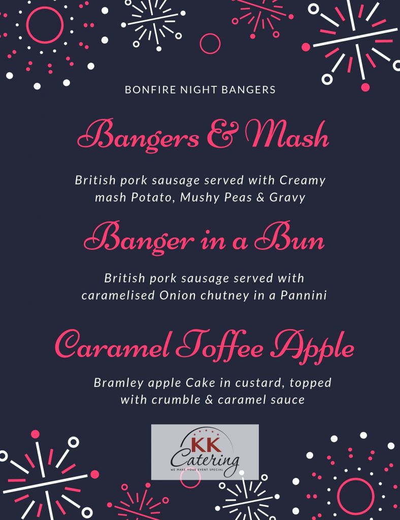 bonfire night menu