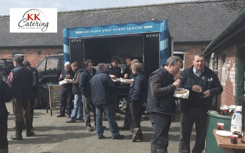 fish and chip van hire at a corporate event