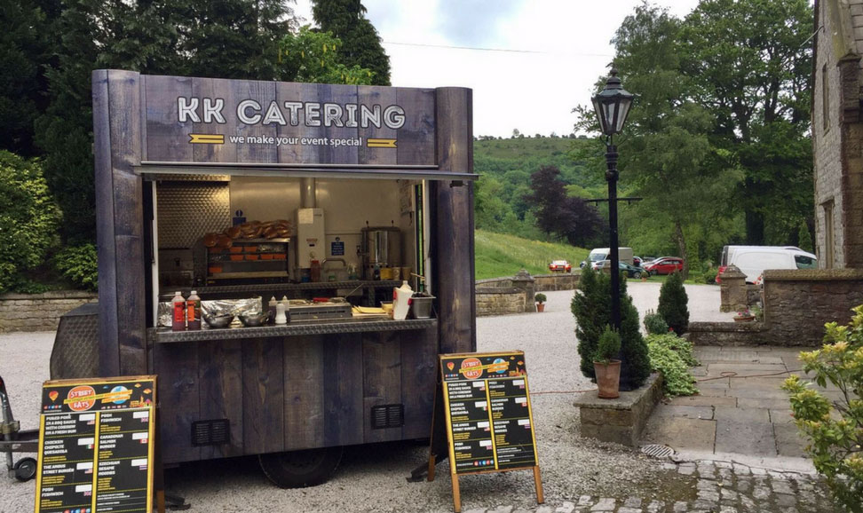 A street food catering unit from kk catering