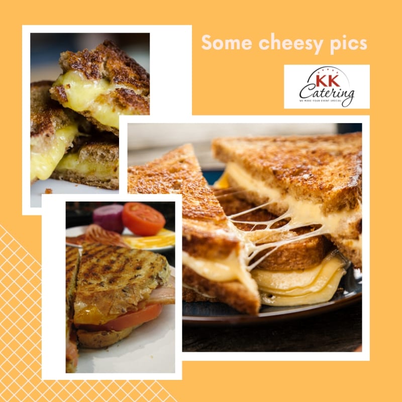 grilled cheese toasties from kk catering