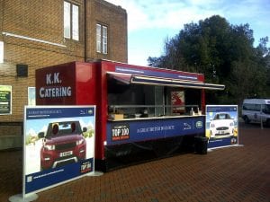 Jaguar landrover promotion at Southampton University