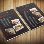 Sweet and savoury crepe menus