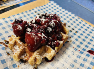 Mixed Summer Fruit Waffle