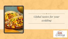 Global tastes for your wedding