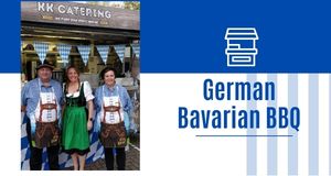 german bavarian bbq from kk catering
